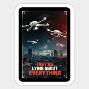 New Jersey Drones UFO Sticker